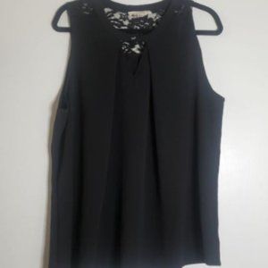 Stitch Fix Crescent Black Lace Tank XXL